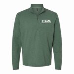 Green Oxide Melange - White Sew