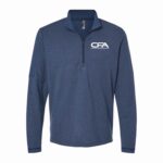 Collegiate Navy Melange - White Sew