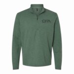 Green Oxide Melange - Grey Sew