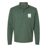 Green Oxide Melange - White Sew