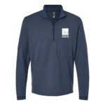 Collegiate Navy Melange - White Sew