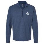 Collegiate Navy Melange - White Sew