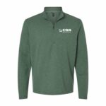 Green Oxide Melange - White Sew