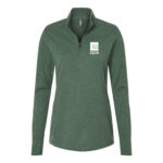 Green Oxide Melange - White Sew