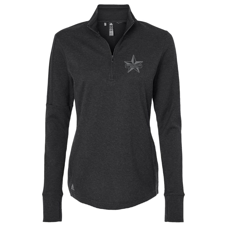 Steelform | Adidas | Women's 3-stripe 1/4-Zip Sweater