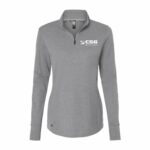 Grey Three Melange - White Sew