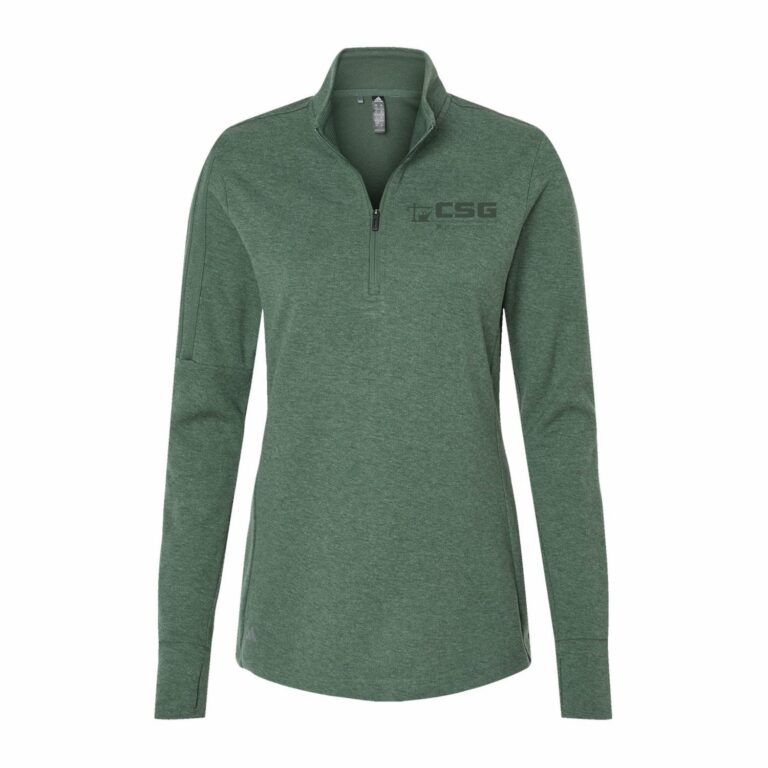 CSG | Adidas | Women's 3-stripe 1/4-Zip Sweater