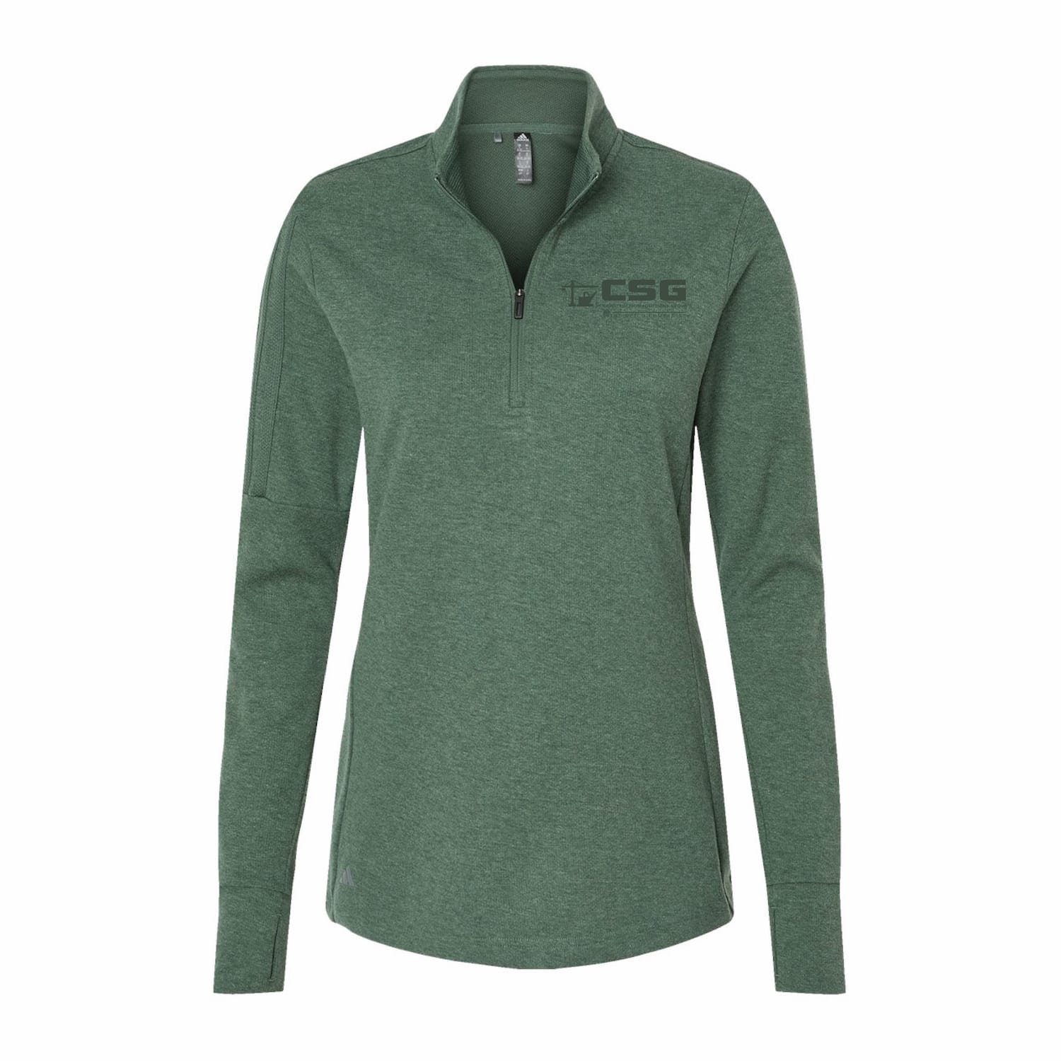 CSG | Adidas | Women's 3-stripe 1/4-Zip Sweater