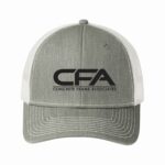 Heather Grey/White - Black Sew