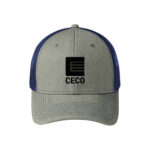 Heather Grey/Patriot Blue - Black Sew