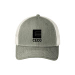 Heather Grey/White - Black Sew