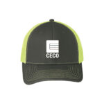 Grey Steel/Neon Yellow - White Sew