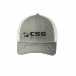 Heather Grey/White - Black Sew