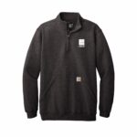 Carbon Heather - White Sew