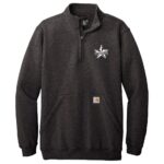 Carbon Heather - White Sew