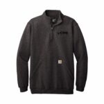 Carbon Heather - Black Sew