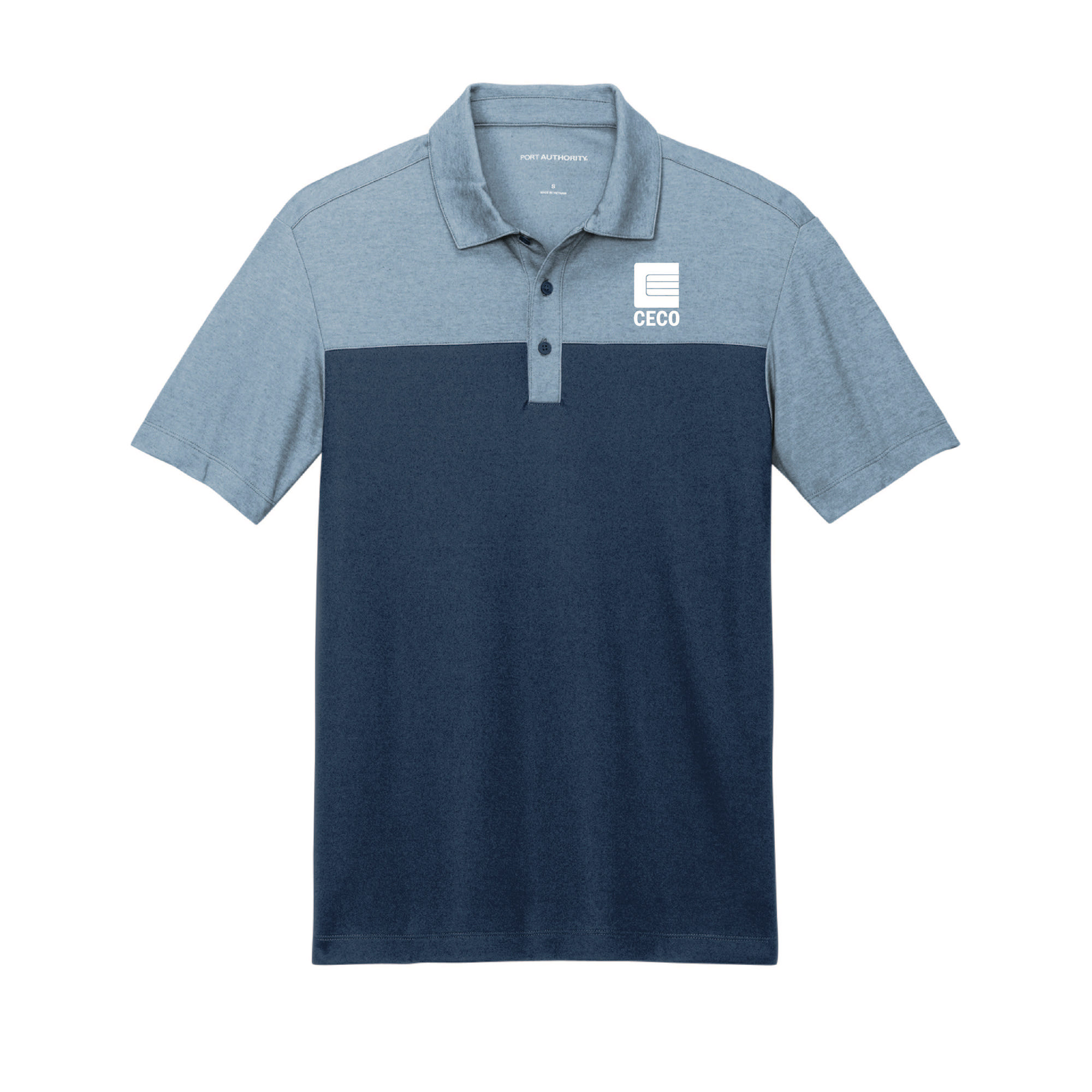 Port Authority | Men's Fine Pique Blend Blocked Polo