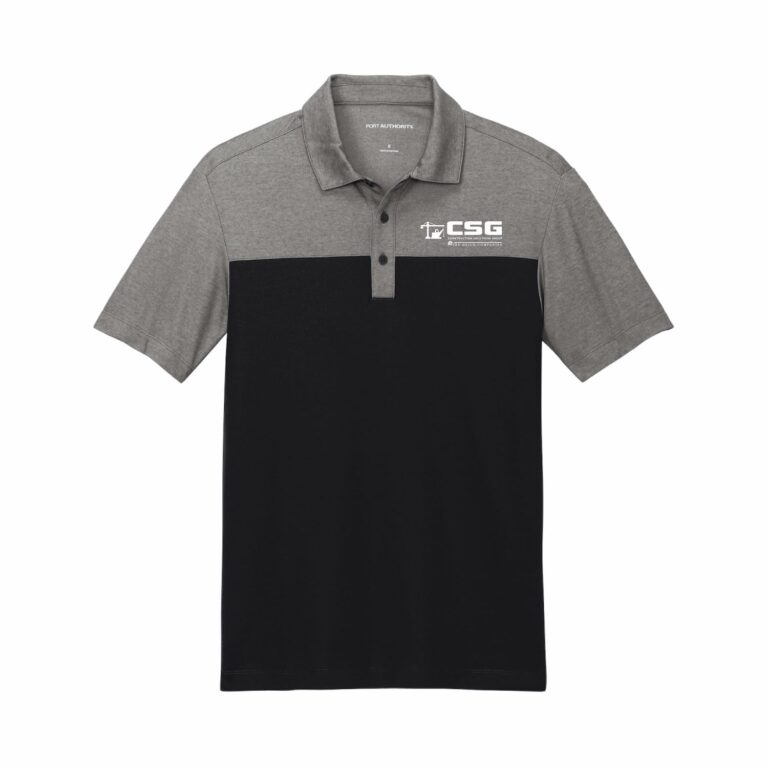 CSG | Port Authority | Men's Fine Pique Blend Blocked Polo