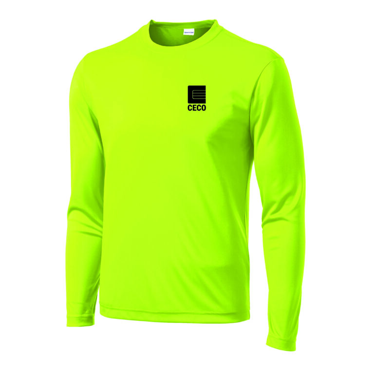 Ceco | Sport Tek | Men's Moisture-Wicking Long Sleeve Tee