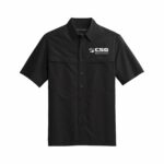 Deep Black - White Sew